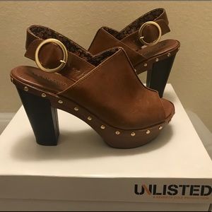 Brown heels
